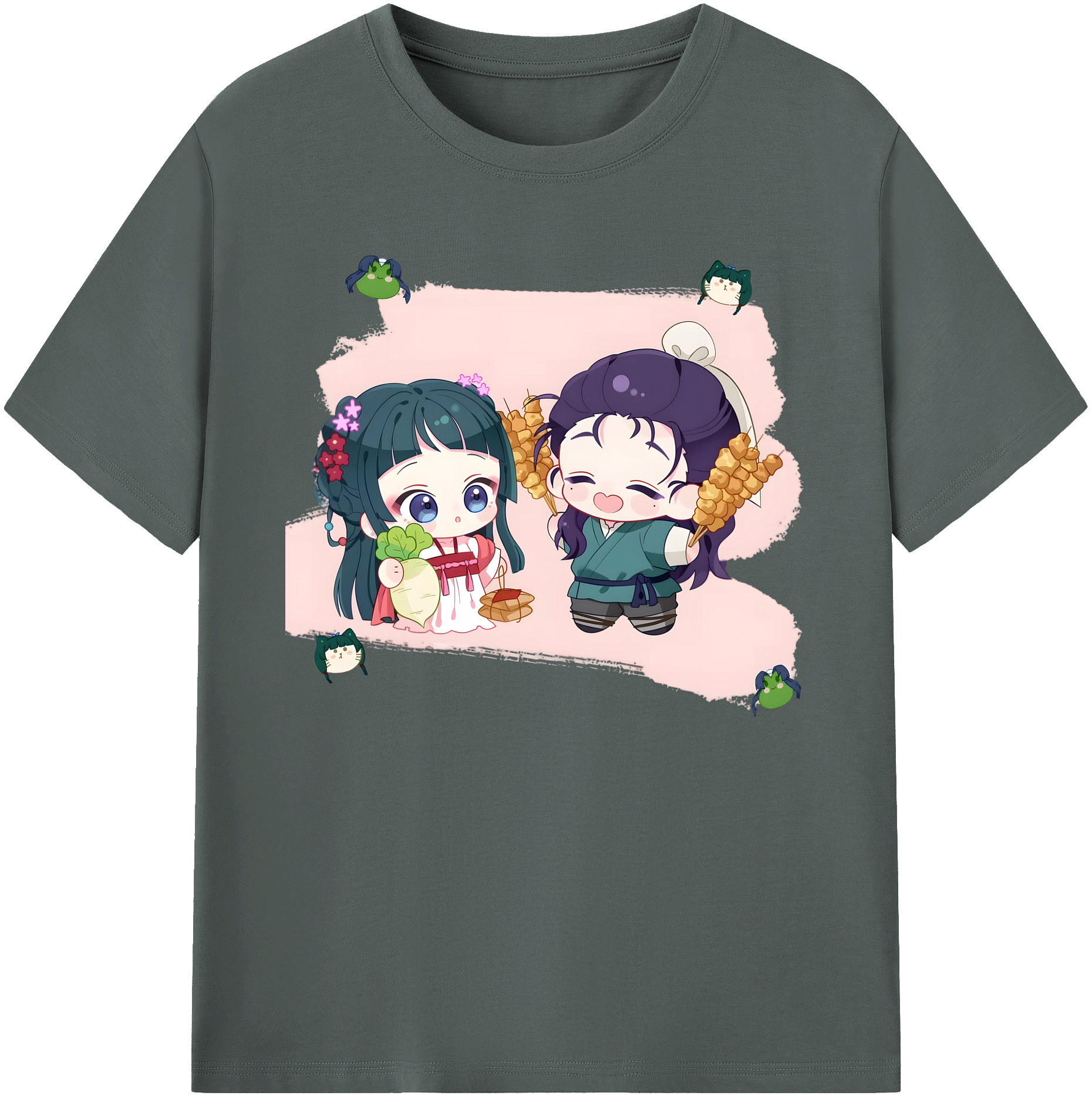 （画像用） 薬屋のひとりごと The Apothecary Diaries 綿100％ メンズ半袖Tシャツ｜肌触りやわらか＆通気性